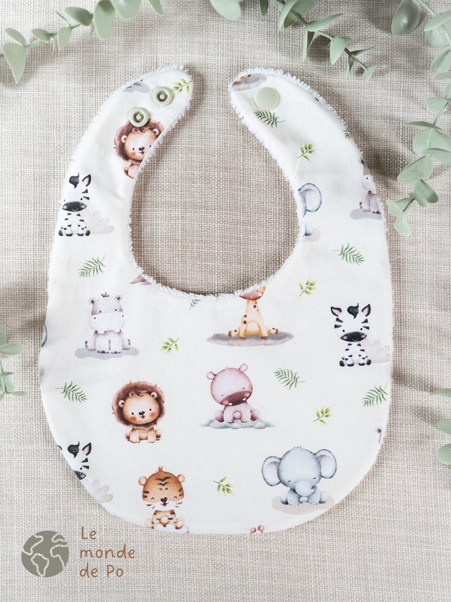 Bavoir bébés animaux