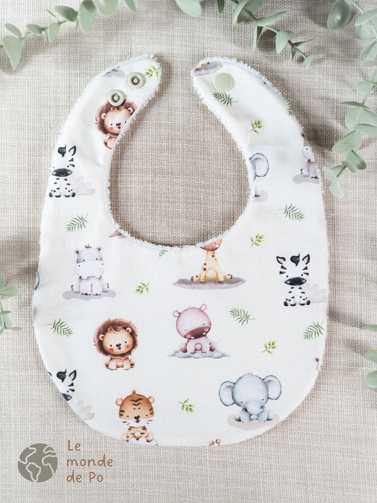 Bavoir bébés animaux
