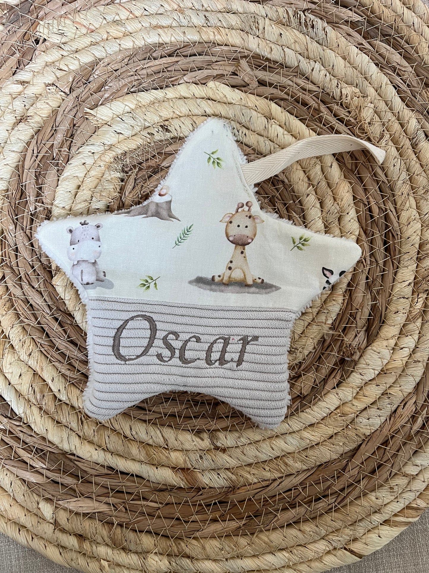 Doudou étoile tétine animaux mignons